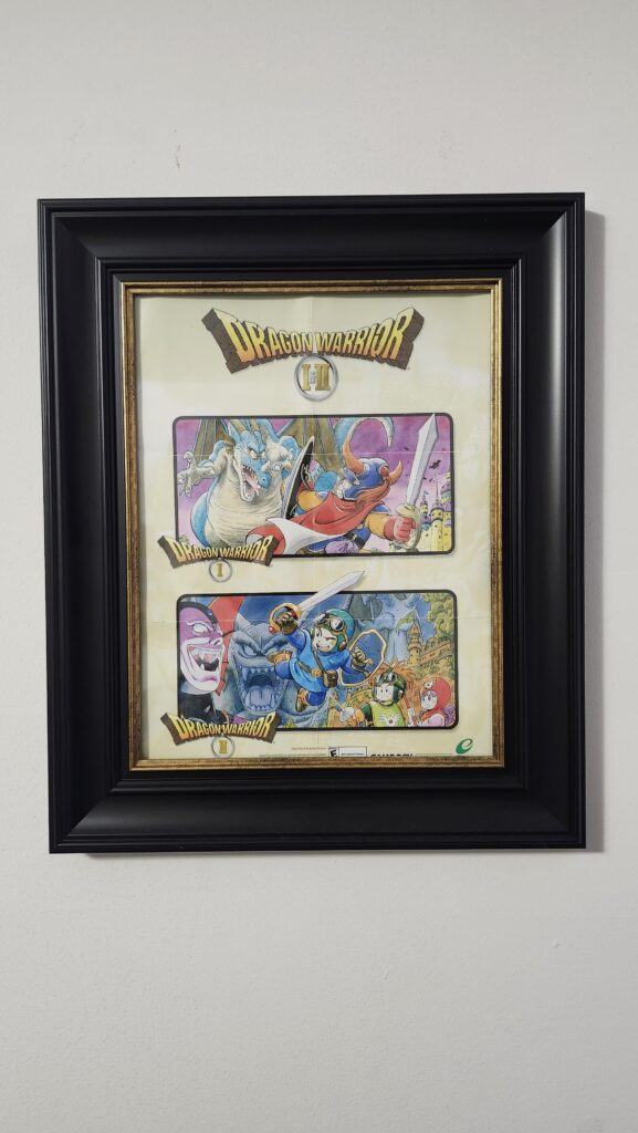 Poster promo du jeu Dragon Warrior 1-2