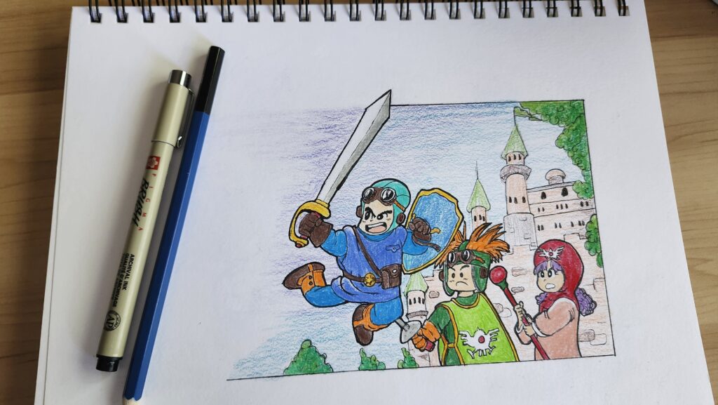 Dragon Warrior II, des descendants d'un héro légendaire qui s'associent pour vaincre un mal supérieur. Chaque membres dans l'équipe est important et a un rôle unique à jouer.